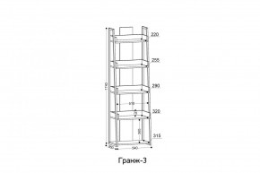 ГРАНЖ-3 Этажерка в Камышлове - kamyshlov.ok-mebel.com | фото 2