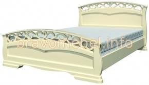 ГРАЦИЯ-1 Кровать из массива 1600 (Слоновая кость) в Камышлове - kamyshlov.ok-mebel.com | фото