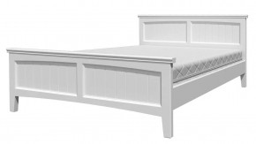 ГРАЦИЯ-4 Кровать из массива 1400 (Белый античный) в Камышлове - kamyshlov.ok-mebel.com | фото