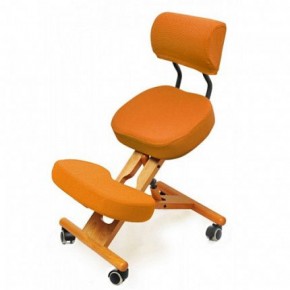 Коленный стул со спинкой Smartstool KW02В + Чехлы в Камышлове - kamyshlov.ok-mebel.com | фото 4