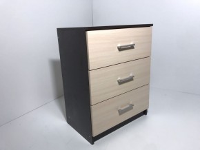 Комод 3 ящика (венге/дуб молочный) в Камышлове - kamyshlov.ok-mebel.com | фото