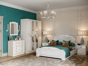 АЛЕКСАНДРИНА Комод (Белый глянец холодный/Белый) в Камышлове - kamyshlov.ok-mebel.com | фото 2
