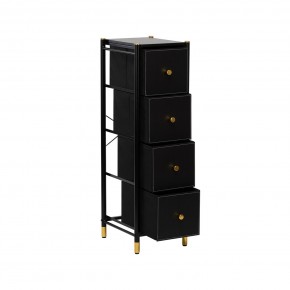 Комод Leset Нирита/Хайди узкий 4 ящика в Камышлове - kamyshlov.ok-mebel.com | фото 3