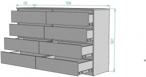 Комод Мальта K113 в Камышлове - kamyshlov.ok-mebel.com | фото 2