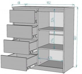 Комод Мальта K114 в Камышлове - kamyshlov.ok-mebel.com | фото 2