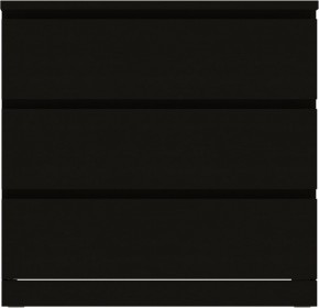 Комод Варма 3 с тремя выдвижными ящиками, цвет ясень черный в Камышлове - kamyshlov.ok-mebel.com | фото 2