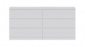 Комод Варма 6Д большой с шестью выдвижными ящиками, цвет белый в Камышлове - kamyshlov.ok-mebel.com | фото 2