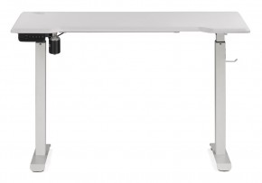 Компьютерный стол Маркос с механизмом подъема 120х75х75 белый / шагрень белая в Камышлове - kamyshlov.ok-mebel.com | фото 2