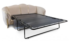 Комплект мягкой мебели Lara 3-1-1 с раскладным механизмом (бежевый/золото) в Камышлове - kamyshlov.ok-mebel.com | фото 3