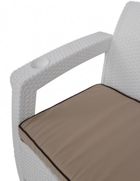 Комплект уличной мебели Yalta Premium Terrace Set (Ялта) белый (+подушки под спину) в Камышлове - kamyshlov.ok-mebel.com | фото 5