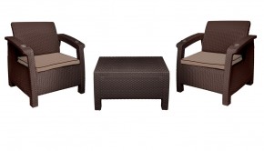 Комплект уличной мебели Yalta Premium Terrace Set (Ялта) шоколадый (+подушки под спину) в Камышлове - kamyshlov.ok-mebel.com | фото 8