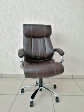 Кресло Barneo K-303 для руководителя (коричневая экокожа) в Камышлове - kamyshlov.ok-mebel.com | фото 1