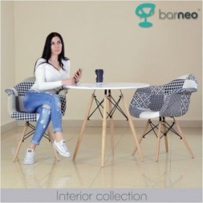 Кресло Barneo N-14 Patchwork черно-белый в Камышлове - kamyshlov.ok-mebel.com | фото 3