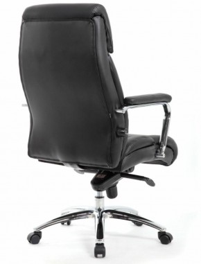 Кресло BRABIX PREMIUM "Phaeton EX-502" (кожа с компаньоном, хром, черное) 530882 в Камышлове - kamyshlov.ok-mebel.com | фото 4