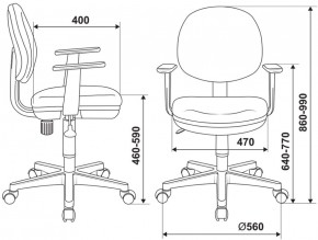 Кресло детское Бюрократ CH-W356AXSN/15-118 салатовый в Камышлове - kamyshlov.ok-mebel.com | фото 3