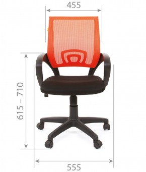 Кресло для оператора CHAIRMAN 696 black (ткань TW-11/сетка TW-04) в Камышлове - kamyshlov.ok-mebel.com | фото 4