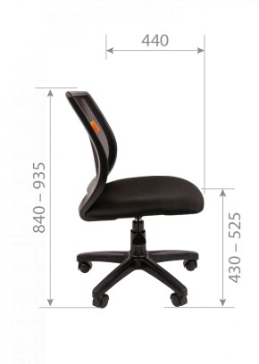 Кресло для оператора CHAIRMAN 699 Б/Л (ткань стандарт/сетка TW-01) в Камышлове - kamyshlov.ok-mebel.com | фото 7