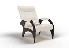 Кресло для отдыха Римини 19-К-КР (экокожа/венге) КРЕМ в Камышлове - kamyshlov.ok-mebel.com | фото