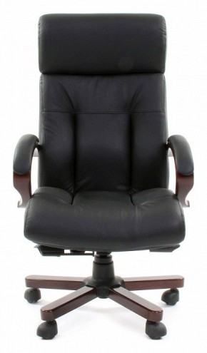 Кресло для руководителя Chairman 421 черный/орех темный, черный в Камышлове - kamyshlov.ok-mebel.com | фото 2