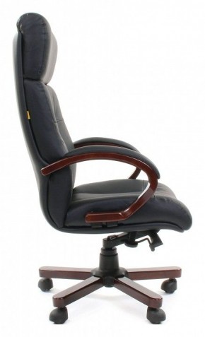 Кресло для руководителя Chairman 421 черный/орех темный, черный в Камышлове - kamyshlov.ok-mebel.com | фото 3