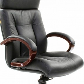 Кресло для руководителя Chairman 421 черный/орех темный, черный в Камышлове - kamyshlov.ok-mebel.com | фото 6