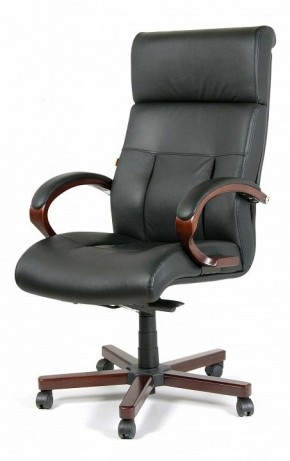 Кресло для руководителя Chairman 421 черный/орех темный, черный в Камышлове - kamyshlov.ok-mebel.com | фото 7