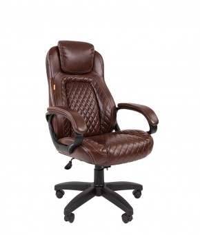 Кресло для руководителя  CHAIRMAN 432 (Экокожа коричневая) в Камышлове - kamyshlov.ok-mebel.com | фото 1