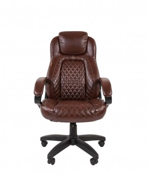 Кресло для руководителя  CHAIRMAN 432 (Экокожа коричневая) в Камышлове - kamyshlov.ok-mebel.com | фото 2
