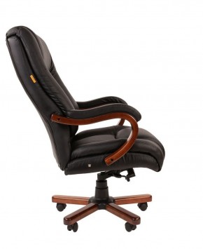 Кресло для руководителя CHAIRMAN  503 (Кожа) Черное в Камышлове - kamyshlov.ok-mebel.com | фото 3