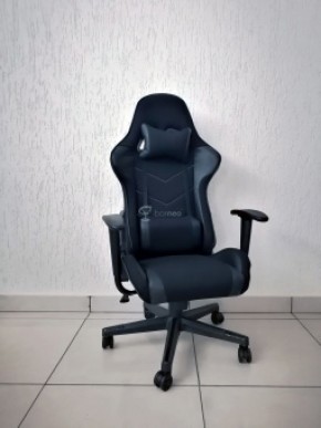 Кресло геймерское Barneo K-50 (черная сетка черные вставки) в Камышлове - kamyshlov.ok-mebel.com | фото