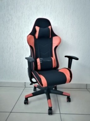 Кресло геймерское Barneo K-50 (черная сетка оранжевые вставки) в Камышлове - kamyshlov.ok-mebel.com | фото