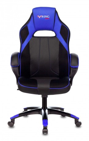 Кресло игровое Бюрократ VIKING 2 AERO BLUE черный/синий в Камышлове - kamyshlov.ok-mebel.com | фото 2