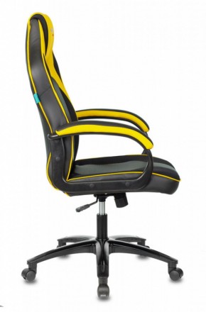 Кресло игровое Бюрократ VIKING 2 AERO YELLOW черный/желтый в Камышлове - kamyshlov.ok-mebel.com | фото 3