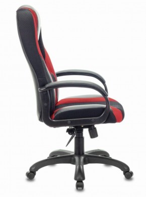 Кресло компьютерное BRABIX PREMIUM "Rapid GM-102" (экокожа/ткань, черное/красное) 532107 в Камышлове - kamyshlov.ok-mebel.com | фото 3