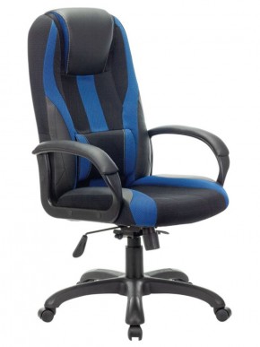 Кресло компьютерное BRABIX PREMIUM "Rapid GM-102" (экокожа/ткань, черное/синее) 532106 в Камышлове - kamyshlov.ok-mebel.com | фото 1