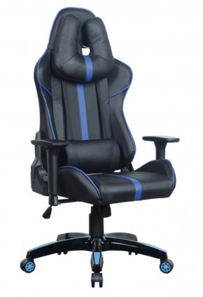 Кресло компьютерное BRABIX "GT Carbon GM-120" (черное/синее) 531930 в Камышлове - kamyshlov.ok-mebel.com | фото