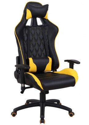 Кресло компьютерное BRABIX "GT Master GM-110" (черное/желтое) 531927 в Камышлове - kamyshlov.ok-mebel.com | фото