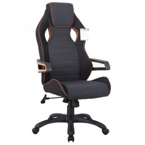 Кресло компьютерное BRABIX Techno Pro GM-003 (ткань черное/серое, вставки оранжевые) 531813 в Камышлове - kamyshlov.ok-mebel.com | фото