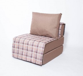Кресло-кровать бескаркасное Харви (коричневый-квадро беж) в Камышлове - kamyshlov.ok-mebel.com | фото