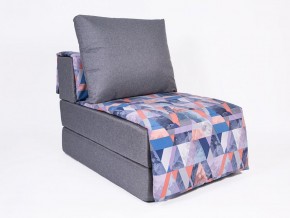 Кресло-кровать бескаркасное Харви (серый-сноу деним) в Камышлове - kamyshlov.ok-mebel.com | фото