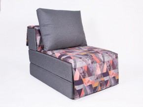 Кресло-кровать бескаркасное Харви (серый-сноу манго) в Камышлове - kamyshlov.ok-mebel.com | фото