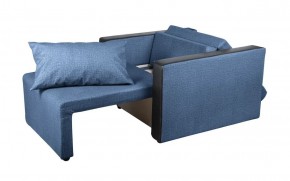 Кресло-кровать Милена с подлокотниками (синий) Велюр в Камышлове - kamyshlov.ok-mebel.com | фото 2