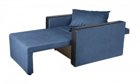 Кресло-кровать Милена с подлокотниками (синий) Велюр в Камышлове - kamyshlov.ok-mebel.com | фото 3