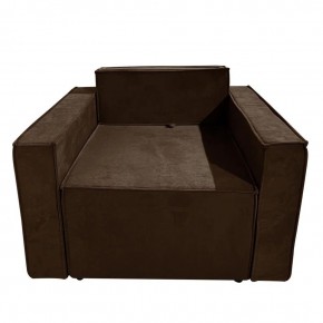 Кресло-кровать Принц КК1-ВК (велюр коричневый) в Камышлове - kamyshlov.ok-mebel.com | фото 1