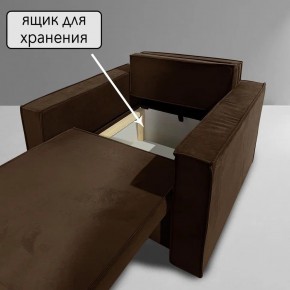 Кресло-кровать Принц КК1-ВК (велюр коричневый) в Камышлове - kamyshlov.ok-mebel.com | фото 6