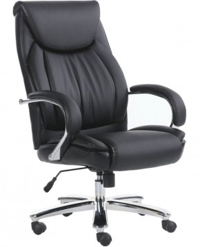 Кресло офисное BRABIX PREMIUM "Advance EX-575" (хром, экокожа, черное) 531825 в Камышлове - kamyshlov.ok-mebel.com | фото