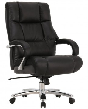 Кресло офисное BRABIX PREMIUM "Bomer HD-007" (рециклированная кожа, хром, черное) 531939 в Камышлове - kamyshlov.ok-mebel.com | фото 1