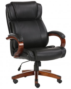 Кресло офисное BRABIX PREMIUM "Magnum EX-701" (дерево, рециклированная кожа, черное) 531827 в Камышлове - kamyshlov.ok-mebel.com | фото