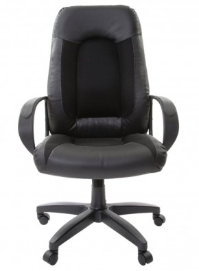 Кресло офисное BRABIX "Strike EX-525" (экокожа черная, ткань черная) 531381 в Камышлове - kamyshlov.ok-mebel.com | фото 5
