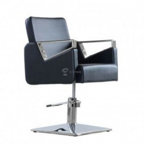 Кресло парикмахерское Barneo 6300V5 черное в Камышлове - kamyshlov.ok-mebel.com | фото